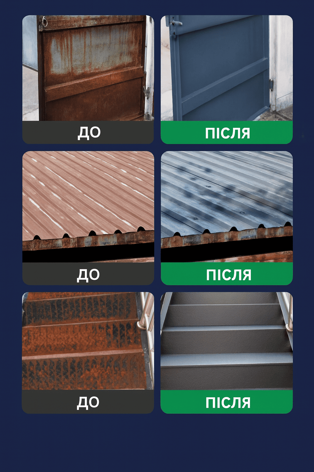 До і після використання фарби - результат 1